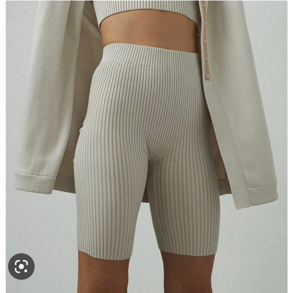 Lunya Cozy Cotton Blend Rib Shorts